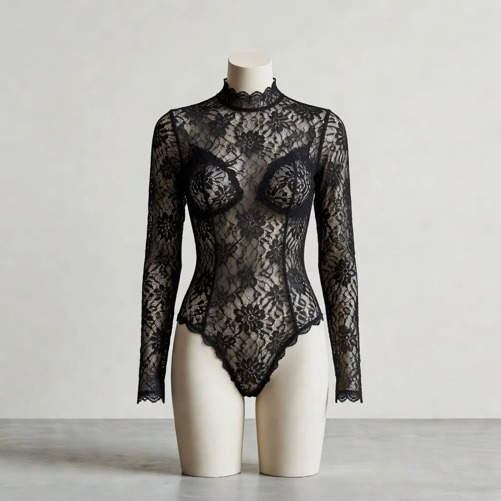 Noir Lace Bodysuit